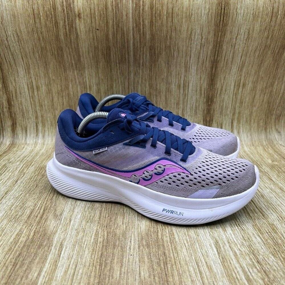 Saucony Ride 16 Womens Size 7.5 Purple Athletic Running Shoes Sneakers S10830-30